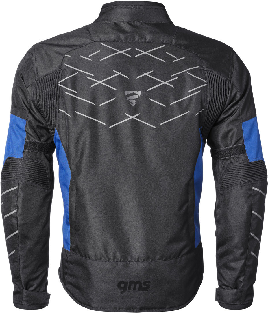 GMS Kasai waterproof Motorcycle Textile Jacket black/blue M Figure 5