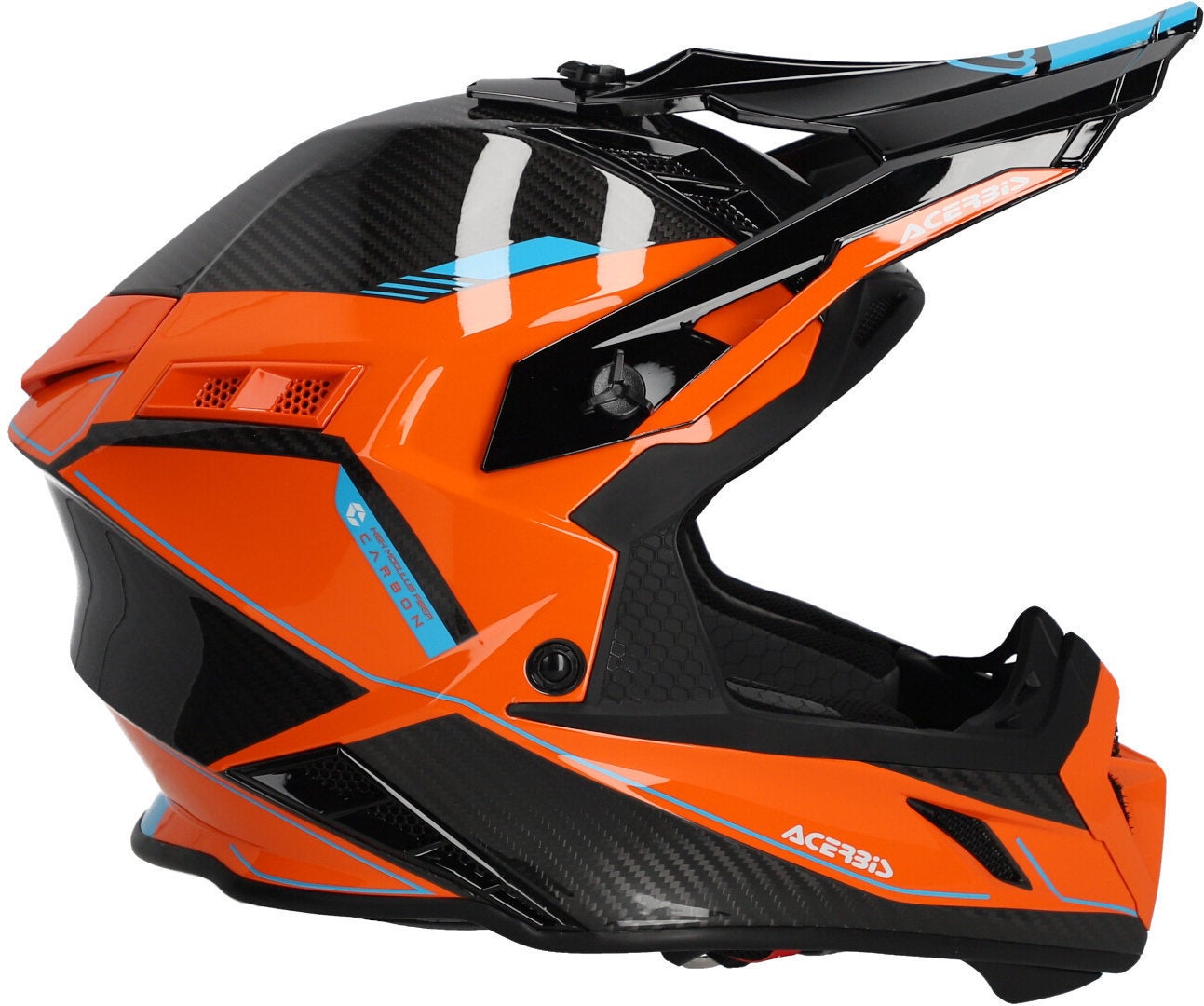 Acerbis Steel Carbon 2023 Motocross hjelm orange/sort L (59/60) Figur 2
