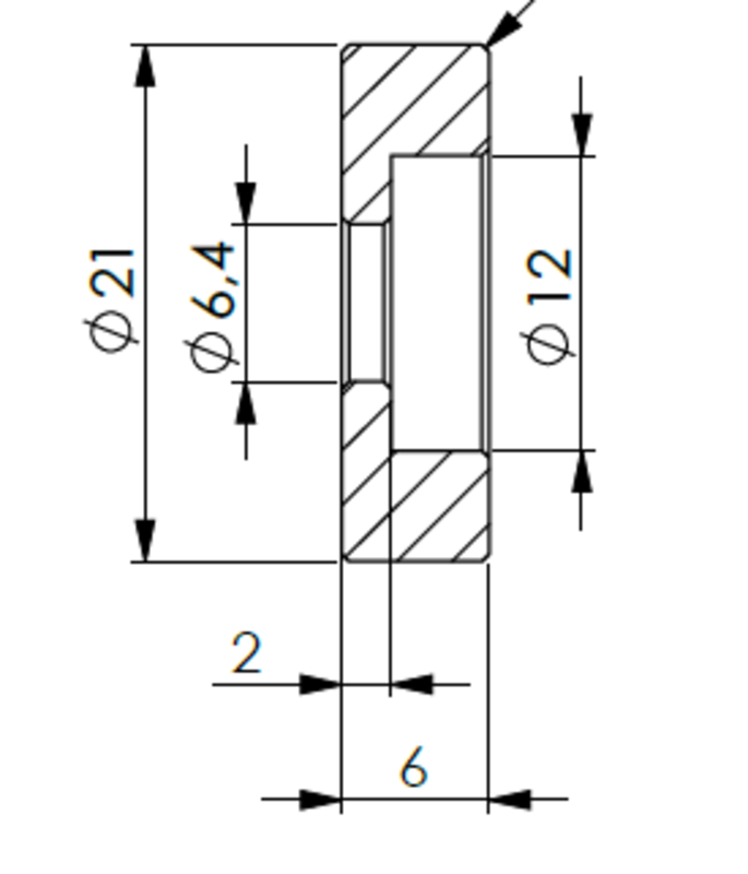 HIGHSIDER Pro Bar End Adaptrar för Yamaha (par) Figur 5