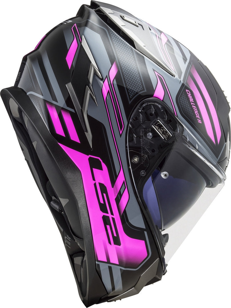 LS2 FF327 Challenger Spin Helm zwart/roze M (57/58) Figuur 5