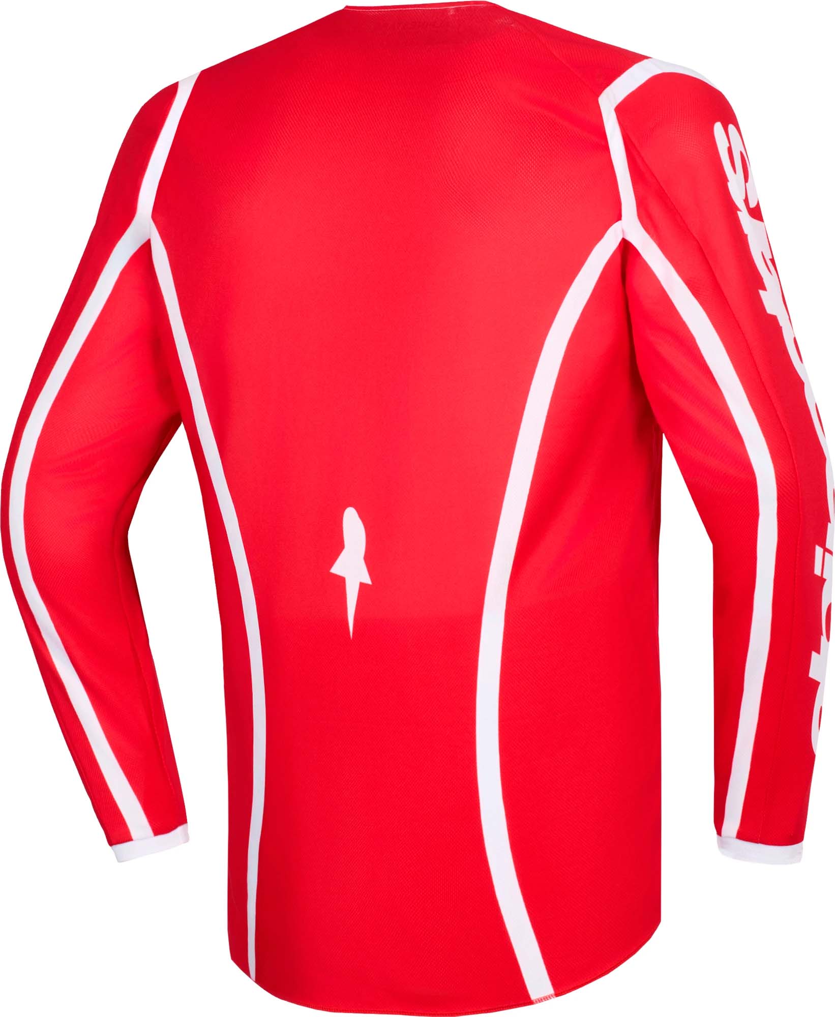 Alpinestars Fluid Apex Tricou de motocross pentru tineret Roșu/Alb XL Figura 2