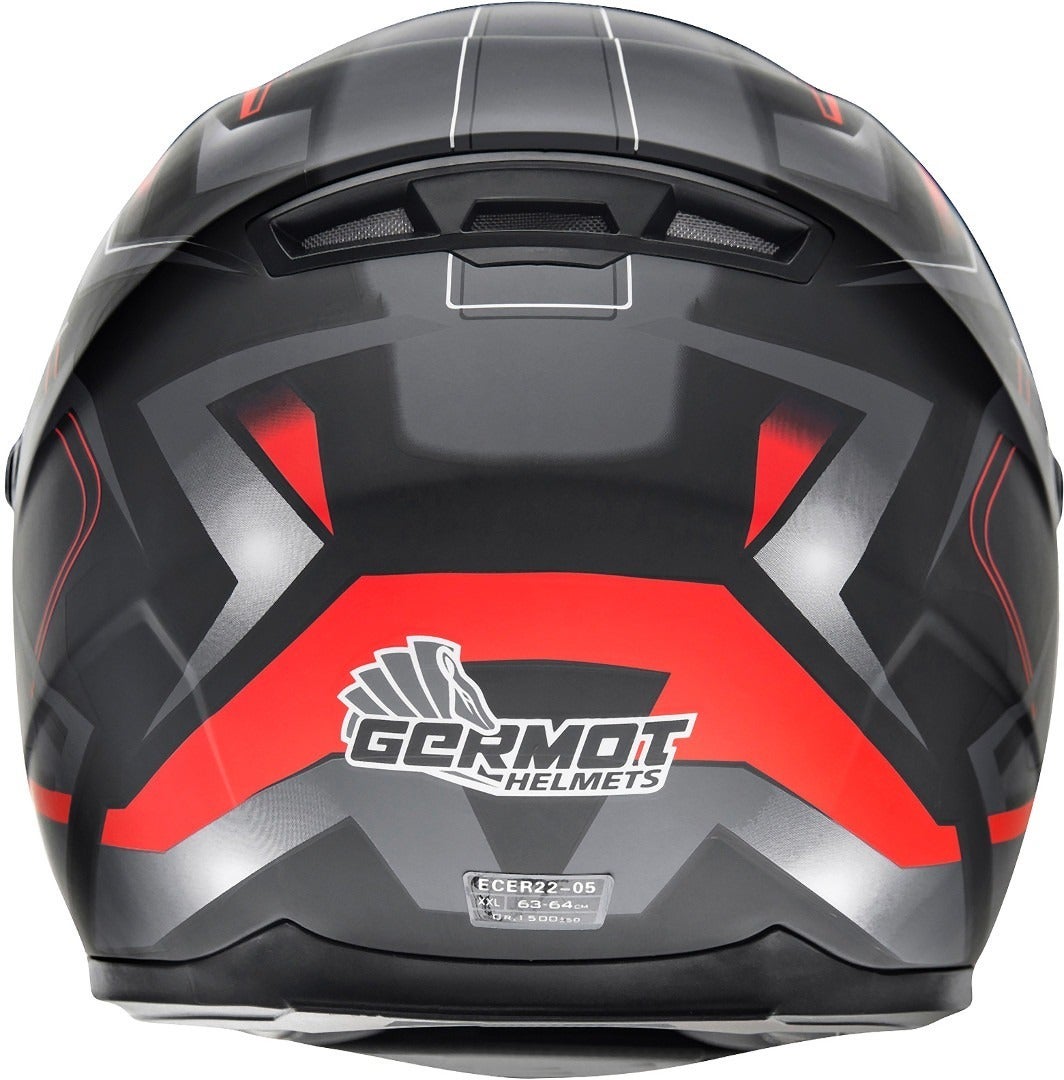 Germot GM 320 Casque Noir mat/rouge L (59/60) Figure 2