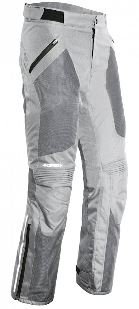 Acerbis Ramsey Vented Motorcycle Textile Pants light grey XXL Figure 3