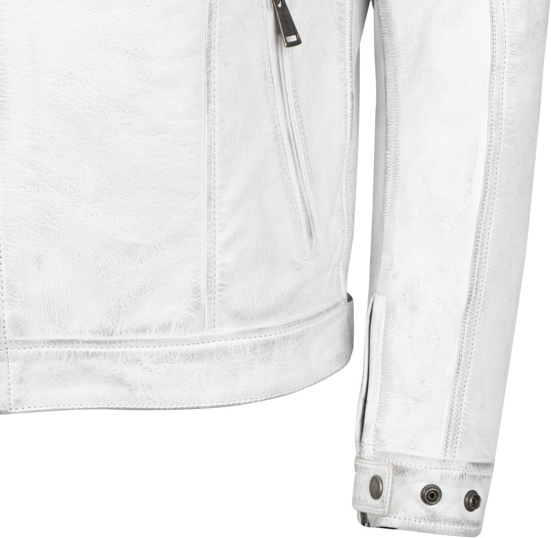 Helstons Elron Motorrad Lederjacke weiß L Abbildung 3