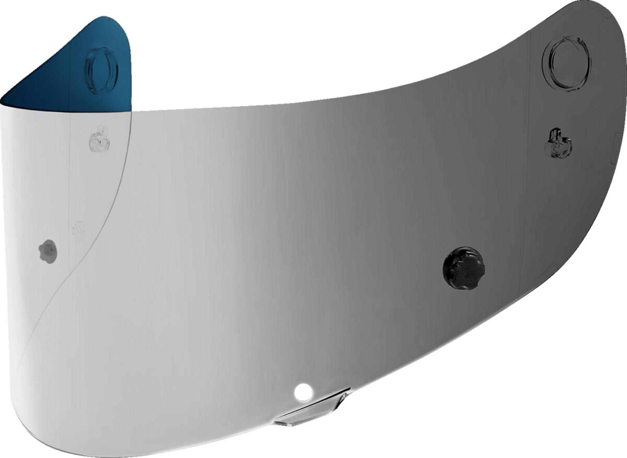 Icon Tracshield Visor Silver Figure 1