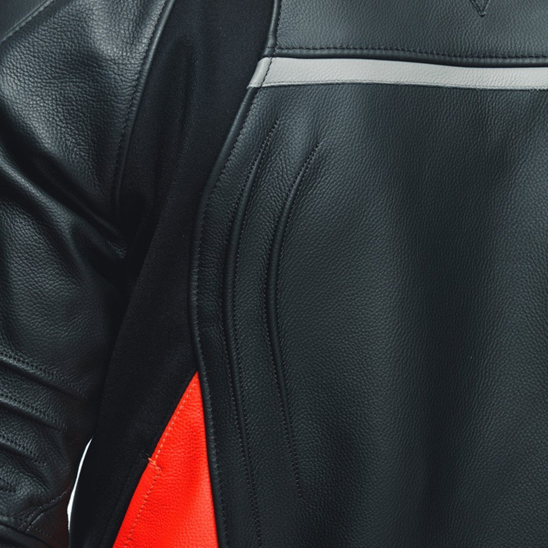 Dainese Racing 4 Motorcycle Leather Jacket black/red 64 Figure 4