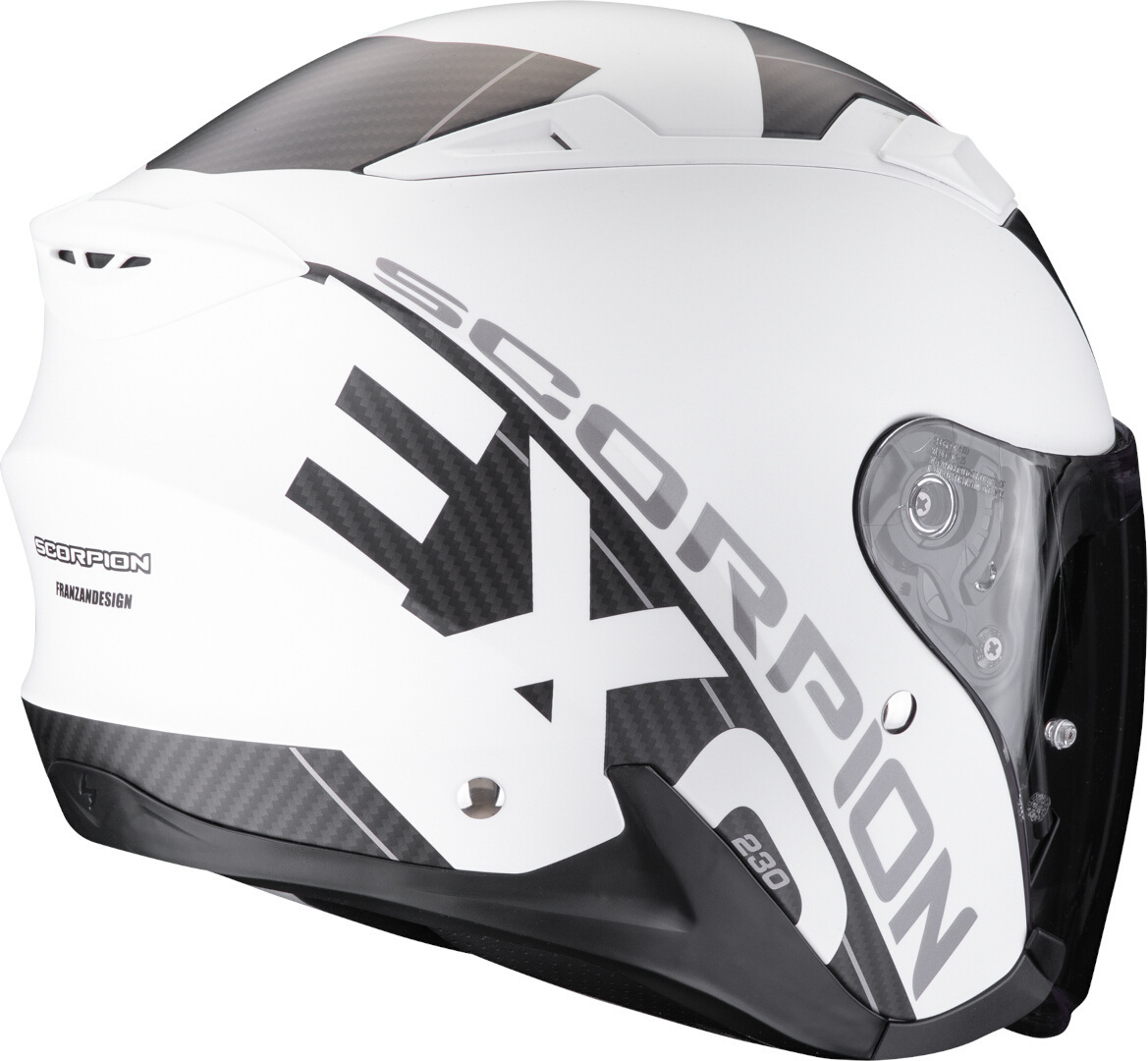 Scorpion Exo-230 QR Cască cu reacție Alb mat/negru S (55/56) Figura 2