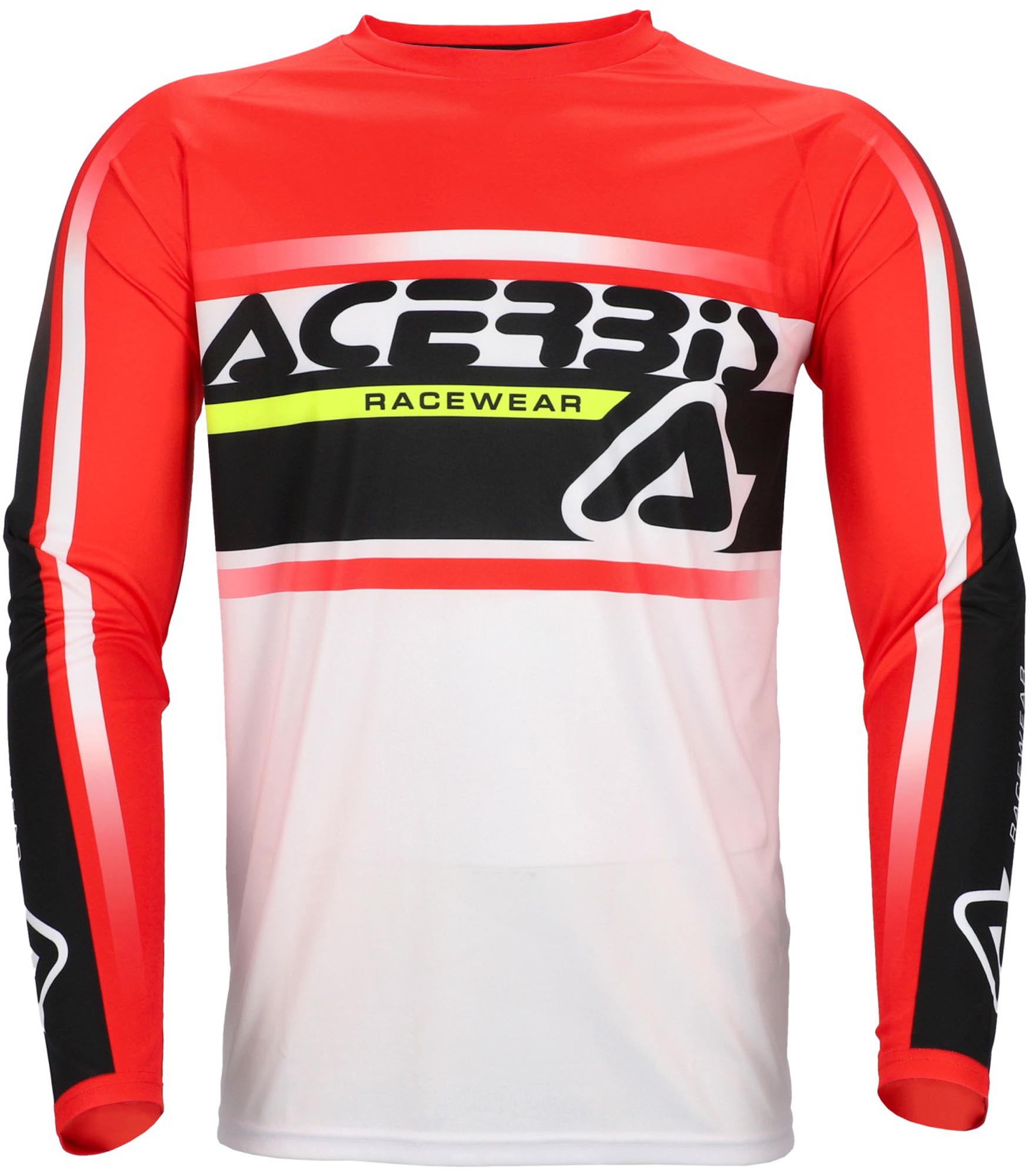 Acerbis MX Linear Lugo Motorcross Jersey rood/wit M Figuur 3