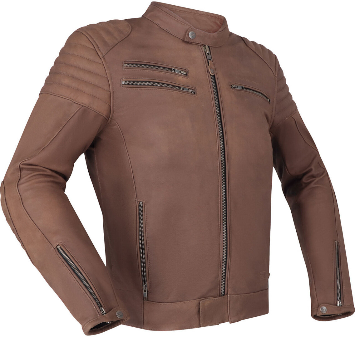 Richa Charleston Motorcycle Leather Jacket brown 54 Figure 1