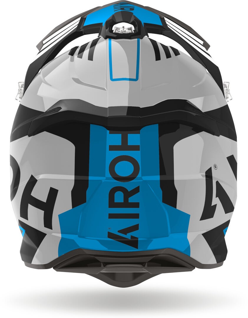 Airoh Strycker Brave Casco da motocross nero/grigio/blu S (55/56) Figura 3