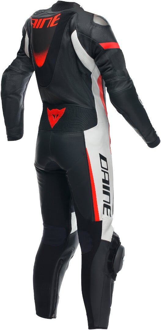 Dainese Grobnik 2.0 One Piece perforated Ladies Motorcycle Leather Suit black/white/red 40 Figure 2