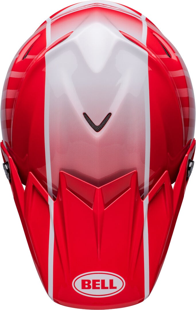 Bell Moto-9S Flex Sprint Casco Motocross rosso/nero M Figura 9