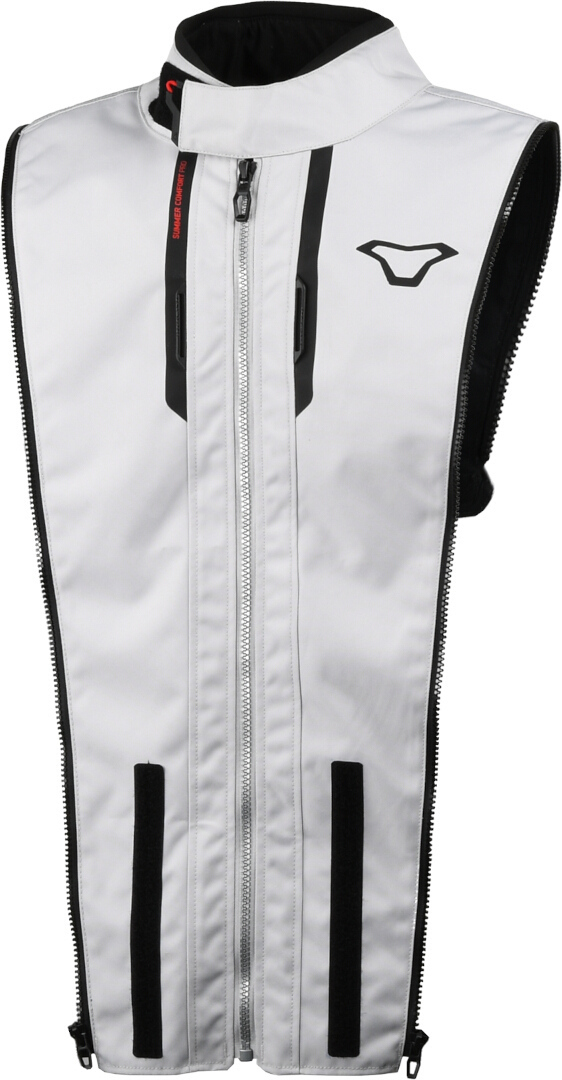 Macna Air Hybrid 2.0 waterproof Motorcycle Textile Jacket light grey/black/red XL Figure 6