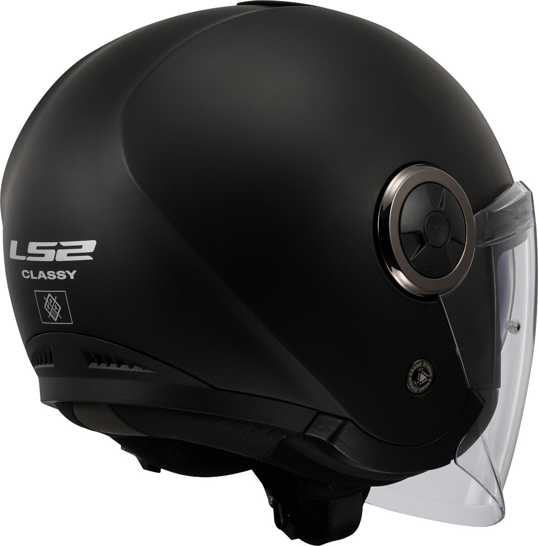 LS2 OF620 Classy Solid Casco Jet nero opaco S (55/56) Figura 5