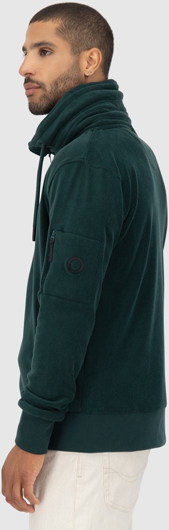 Alife And Kickin EliasAK F Fleece Zip Sweatshirt Zip Sweatshirt dark green XL Figure 3