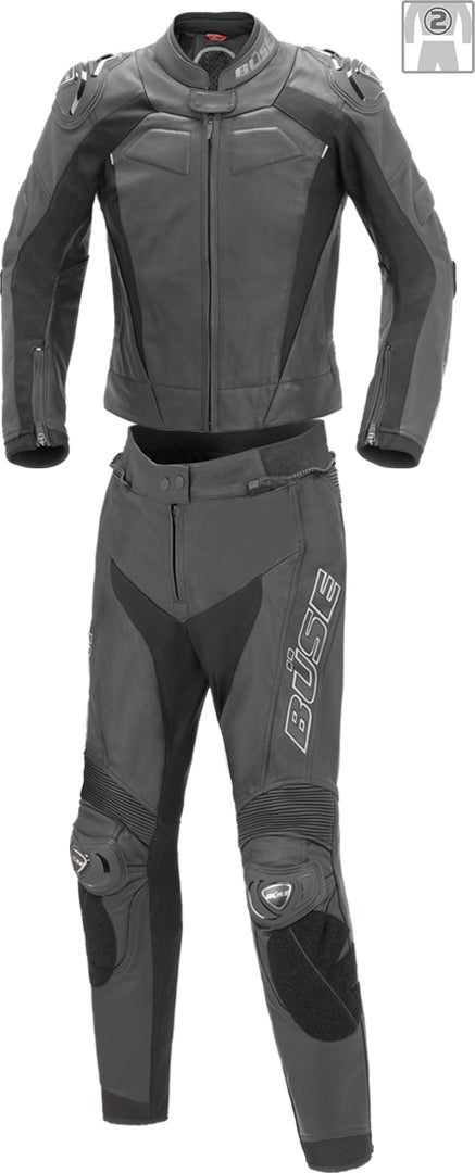 Büse Assen Two Piece Ladies Motorcycle Leather Suit-image-1473544269