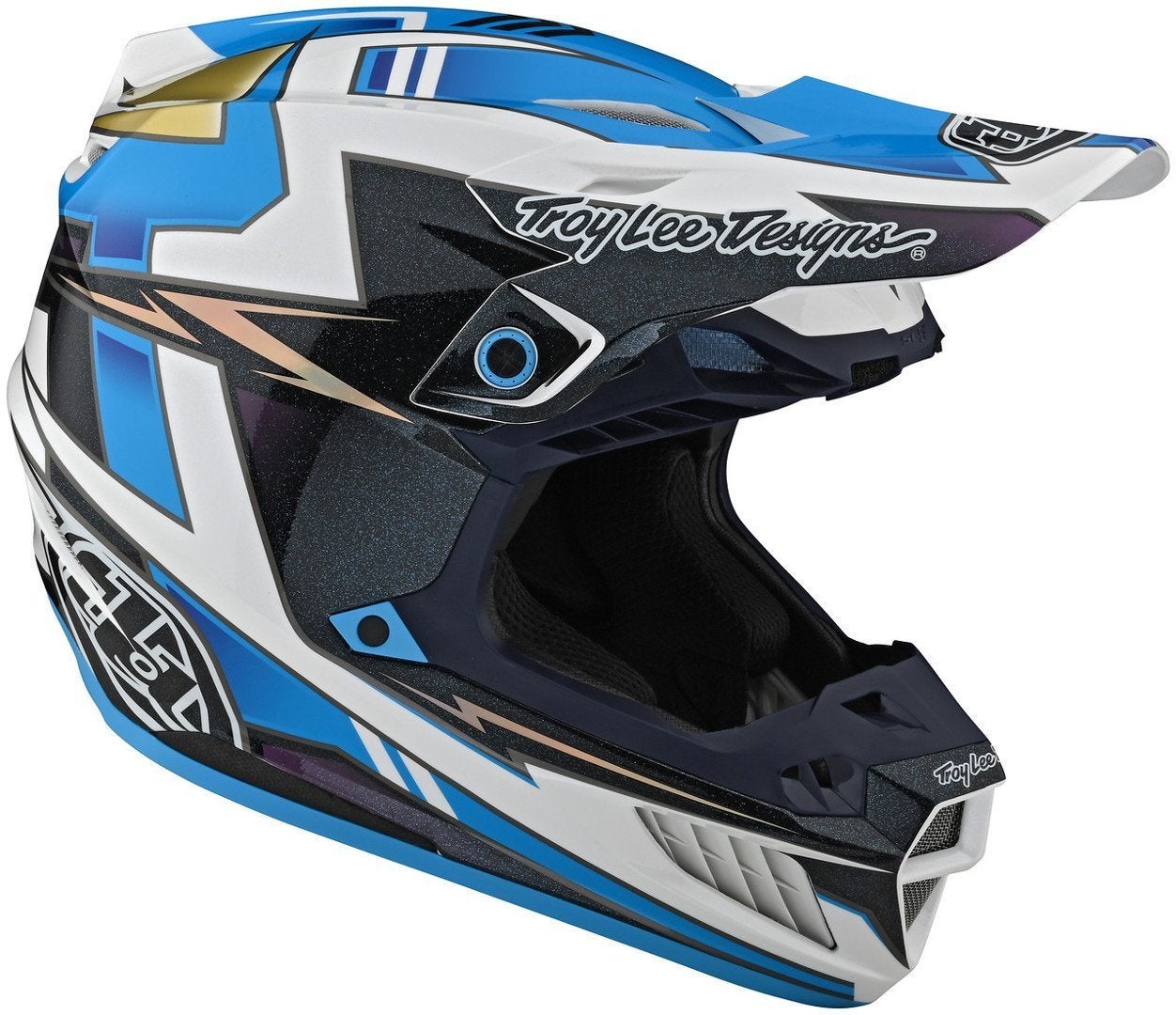 Troy Lee Designs SE5 Graph Motocross Helmet blue M (57/58) Figure 3