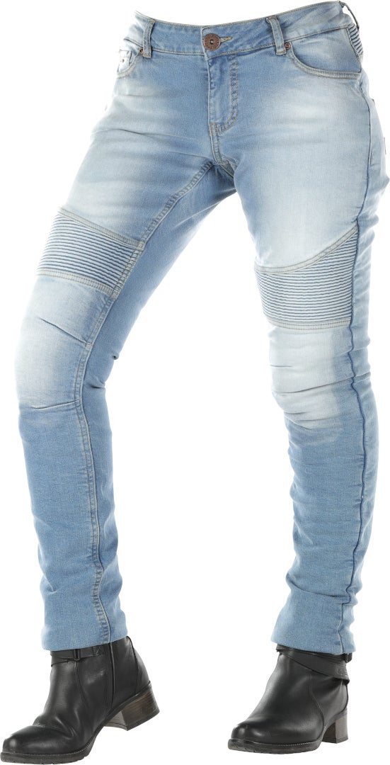 Overlap Imola Damen Motorradjeans hellblau 32 Abbildung 1
