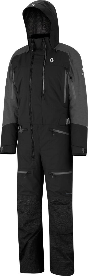 SCOTT DS-I Dryo ワンピーススノーモービルスーツ 黒/灰色 3XL 図1