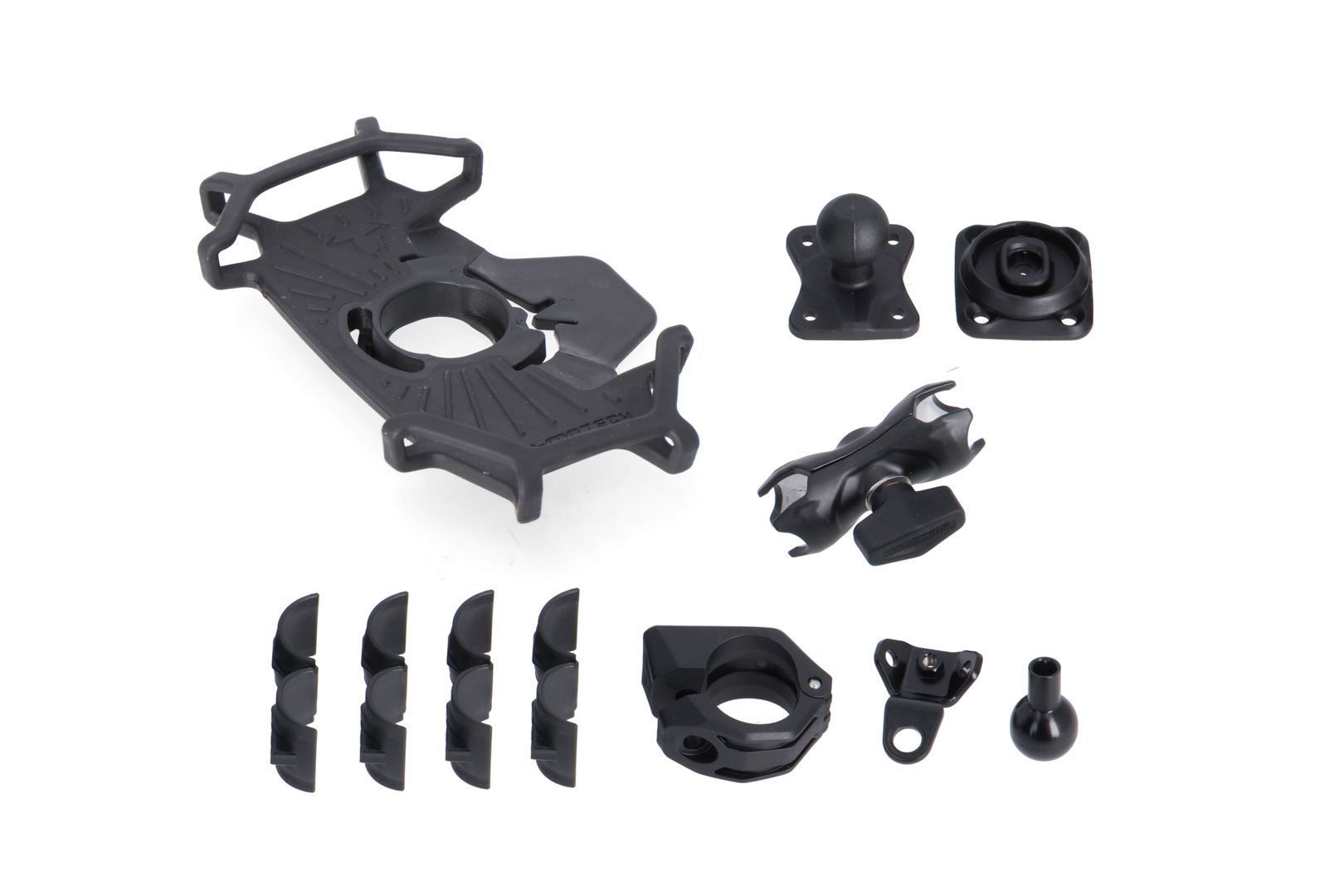 Kit universal de montare GPS SW-Motech cu Smartphone T-Lock - Include braț de priză de 2", pentru filet ghidon/oglindă Figura 1
