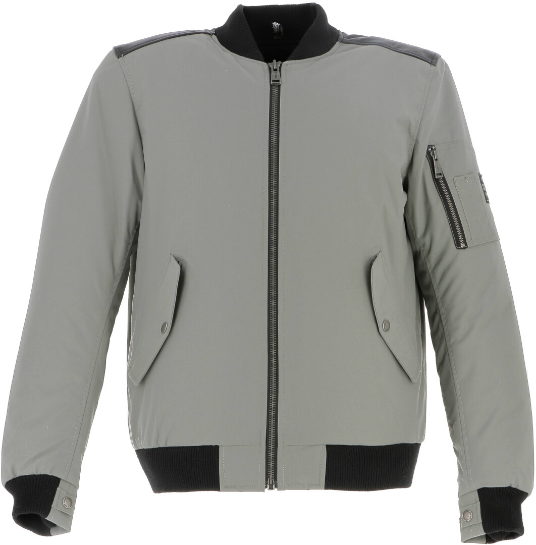 Helstons Howard Motorcycle Textile Jacket silver/black M Figure 1