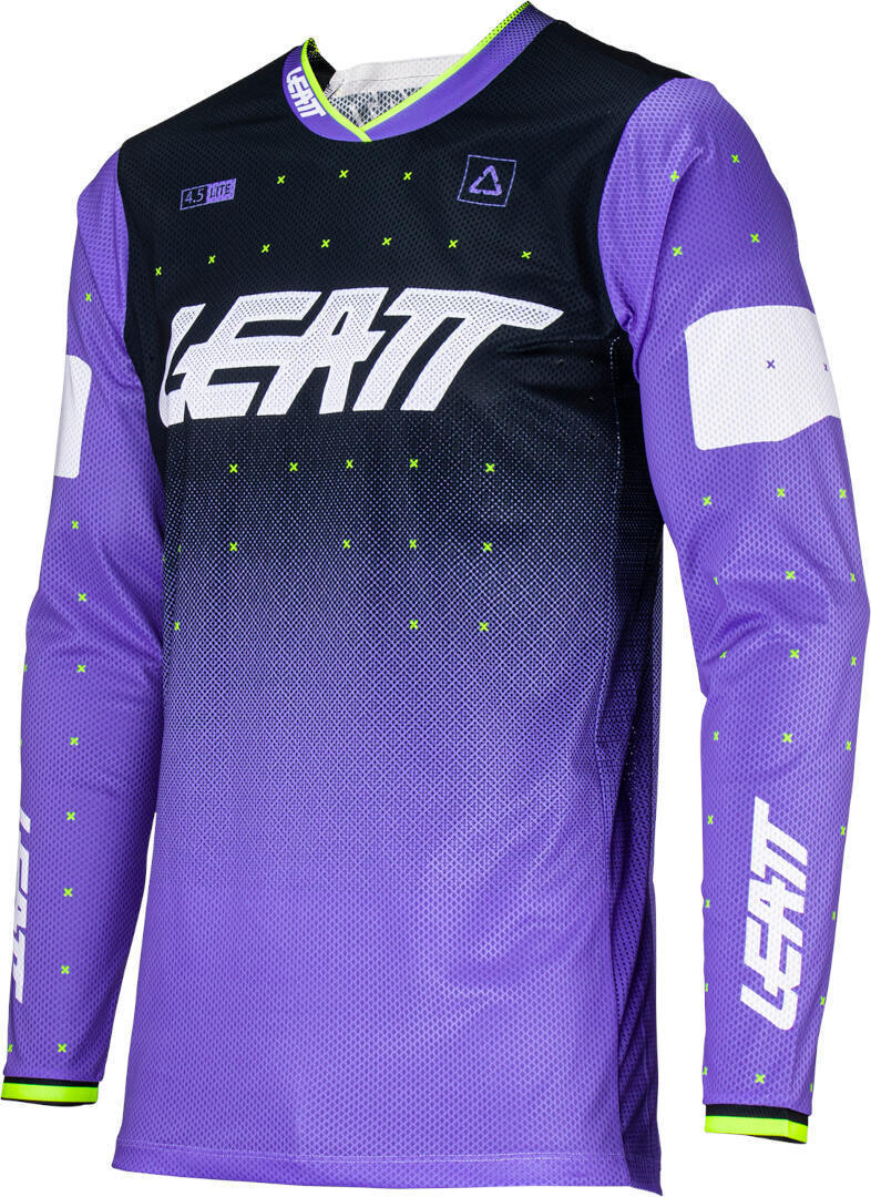 Leatt 4.5 Lite Gradient 2024 Motocross trøje lilla/sort L Figur 1