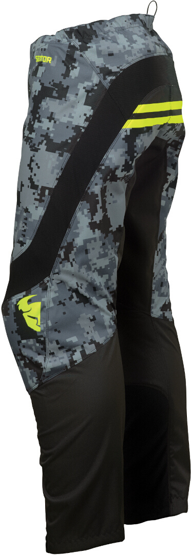 Thor Sector Digi Camo Motocross bukser sort/grå/gul 30 Figur 2