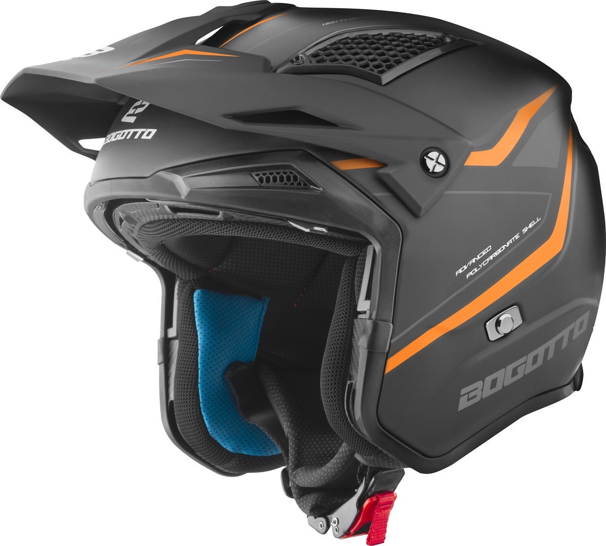 Bogotto Radic WN-ST 22.06 Hjelm orange/sort S Figur 13