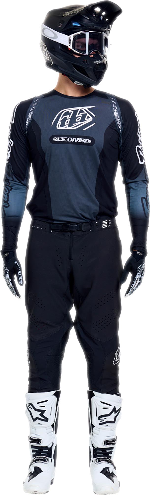 Troy Lee Designs SE Pro Sever Motocross Jersey schwarz/grau M Abbildung 13