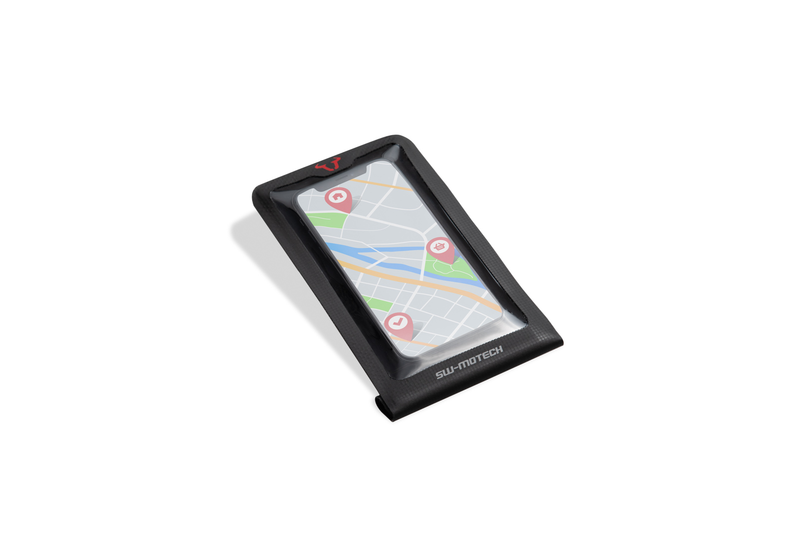 SW-Motech Sac Uscat pentru Smartphone pentru sistem MOLLE - Negru. Dimensiune interioară 170 x 100 mm. Figura 1