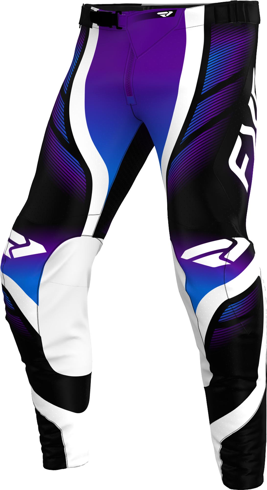 Fxr Men's Black/Blue/Purple Helium Infinity Motocross Pants