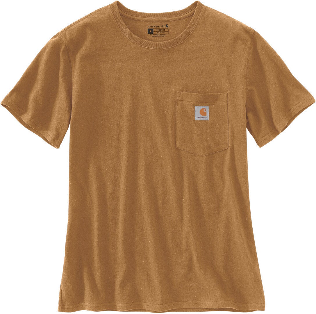 Carhartt Workwear Pocket Women's T-Shirt brown S Figure 1