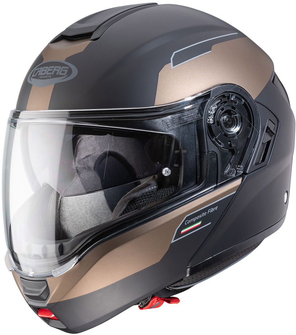 Caberg Levo Prospect Přilba černá matná/světle hnědá S (55/56) Obrázek 1