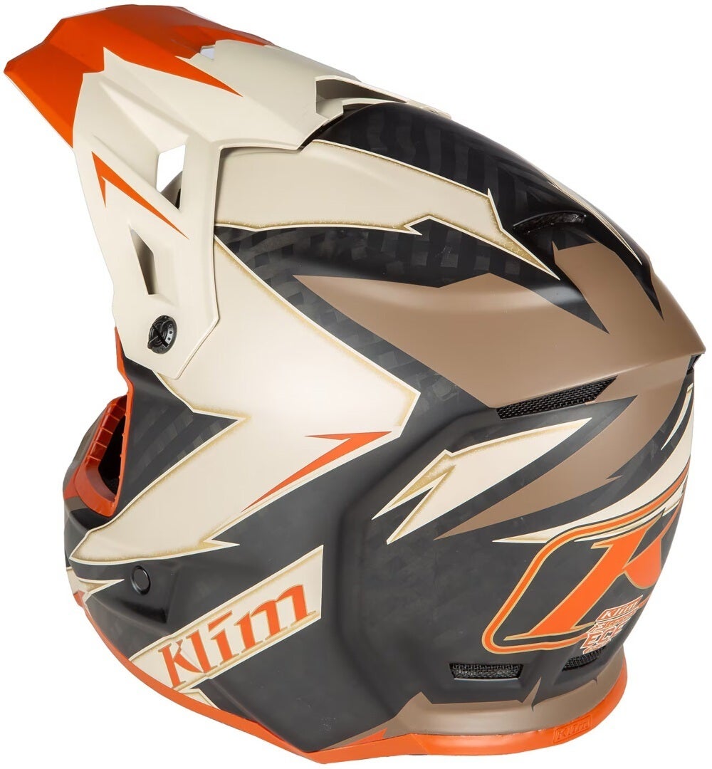 Klim F3 Lighting Carbon Barre de motocross Sable/Orange M (56/57) Figure 2