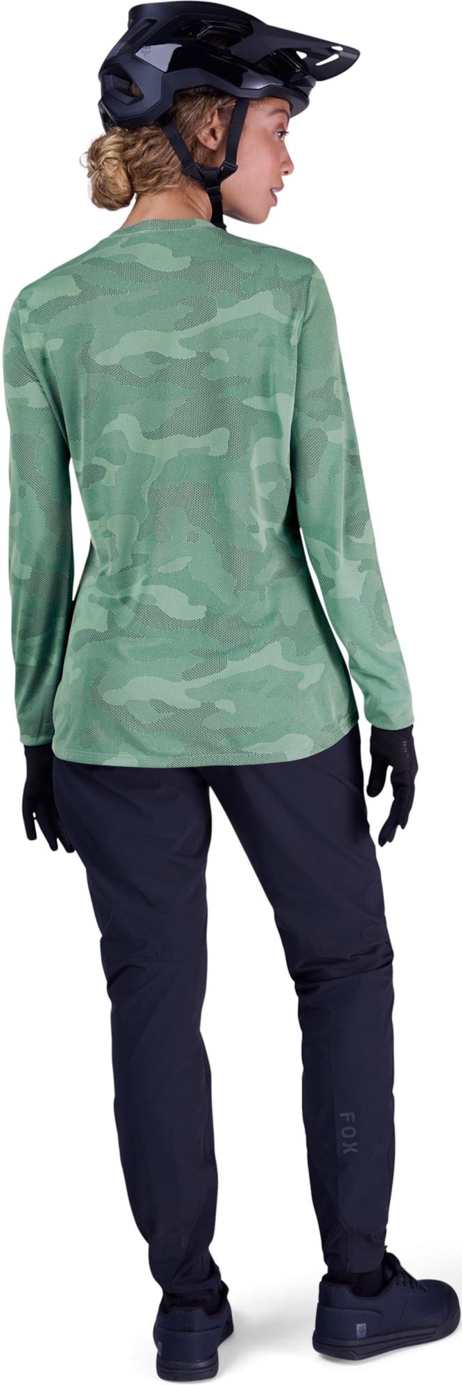 FOX Ranger Tru Dri LS Dames Fiets Jersey groen M Figuur 6