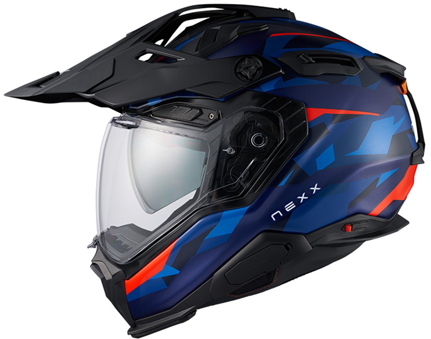 Nexx X.WED 3 Trailmania Casco da motocross blu/rosso XS (53/54) Figura 1