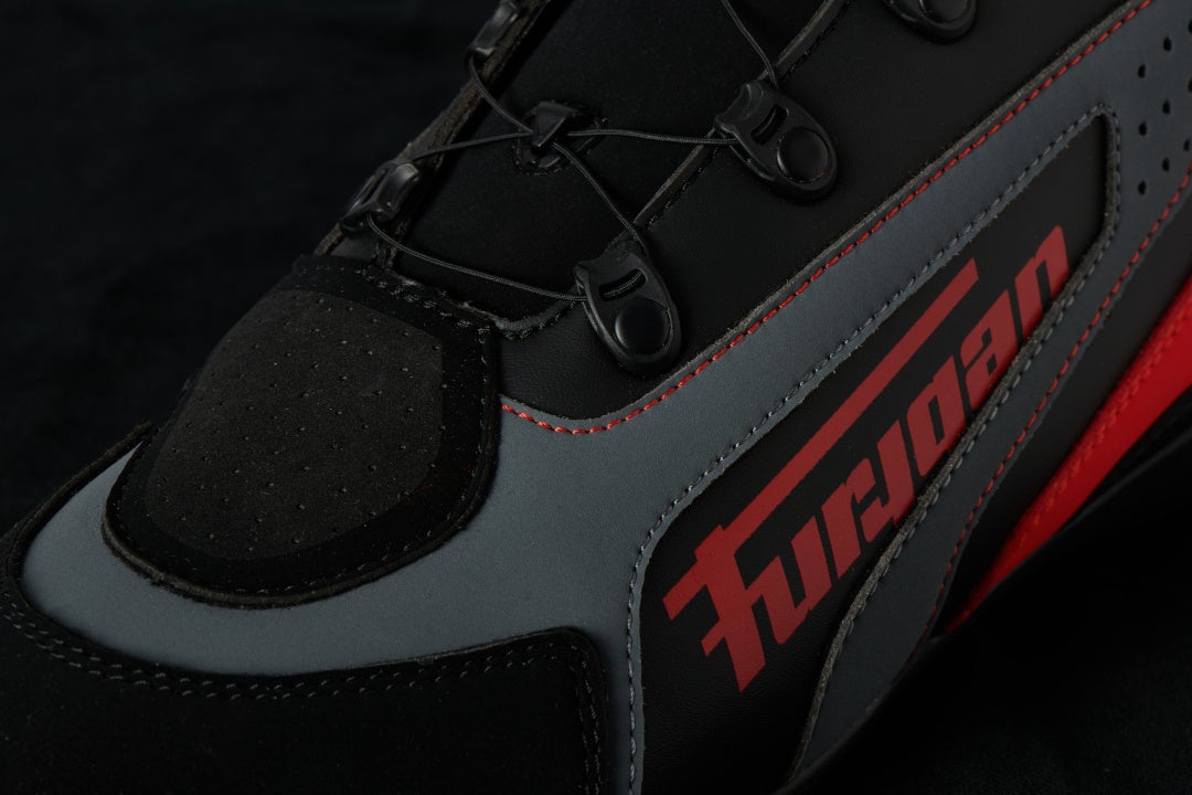 Furygan V4 Easy D3O WP Motorradschuhe schwarz/rot 38 Abbildung 3