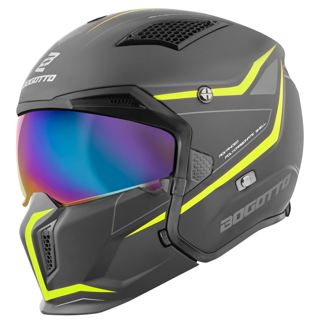 Bogotto Radic WN-ST Casco giallo/nero L Figura 6