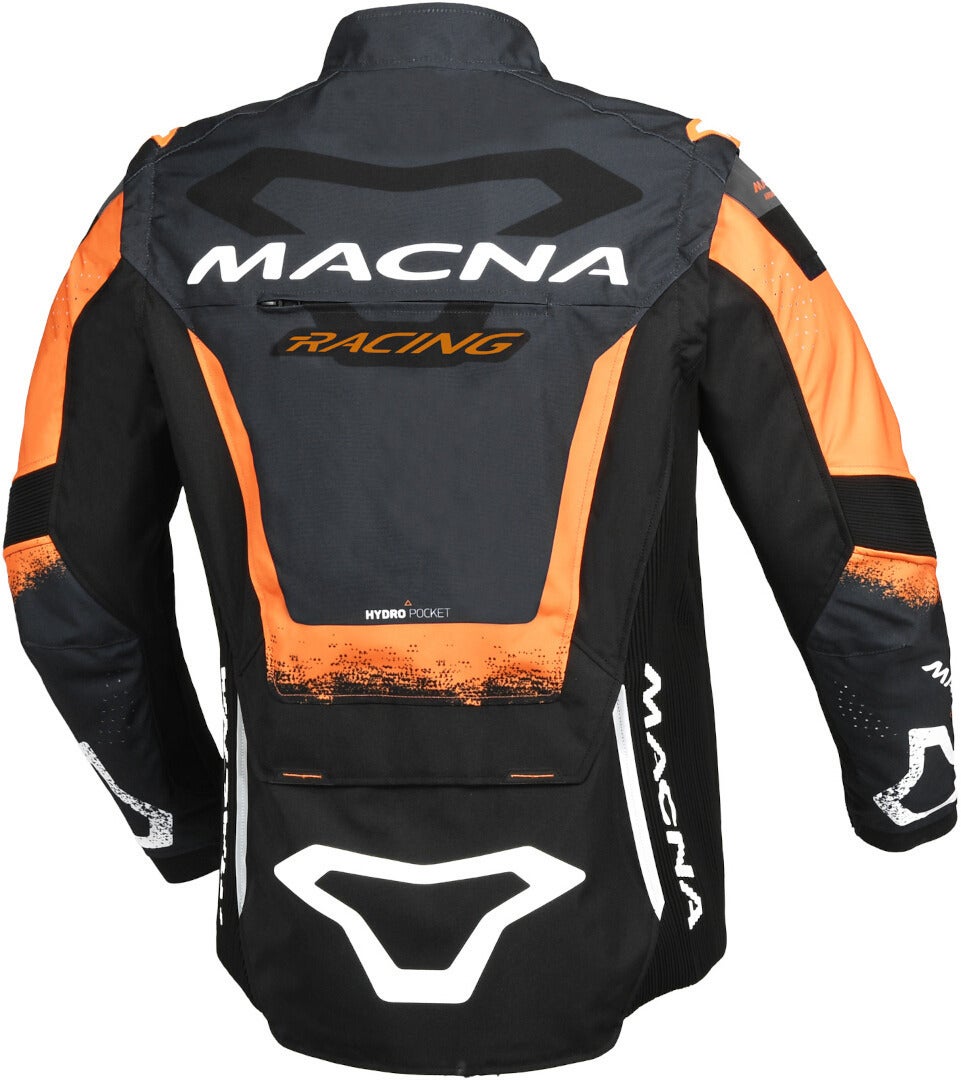 Macna Landmark Motorcross Jas zwart/grijs/oranje XL Figuur 2