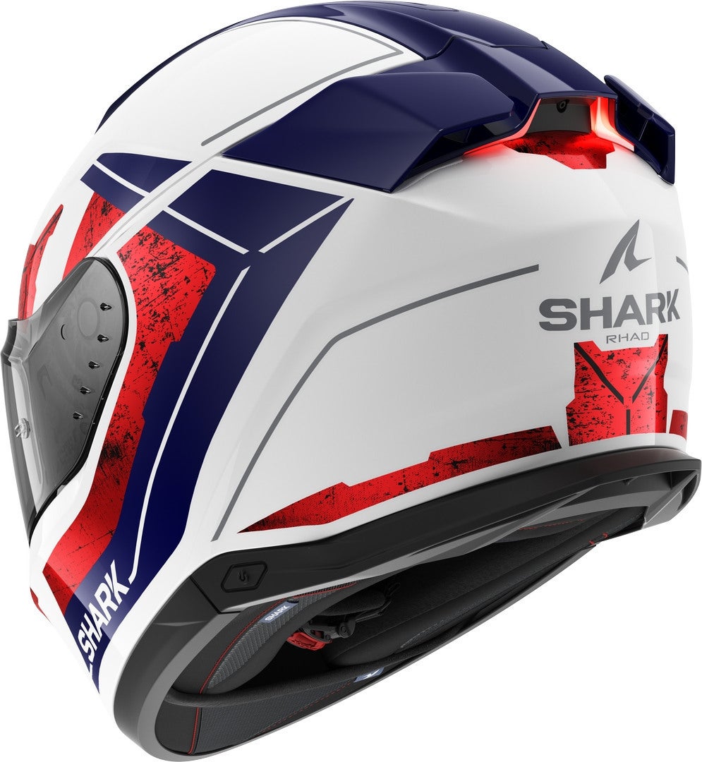 Shark Skwal i3 Rhad Přilba bílá/červená S (55/56) Obrázek 3