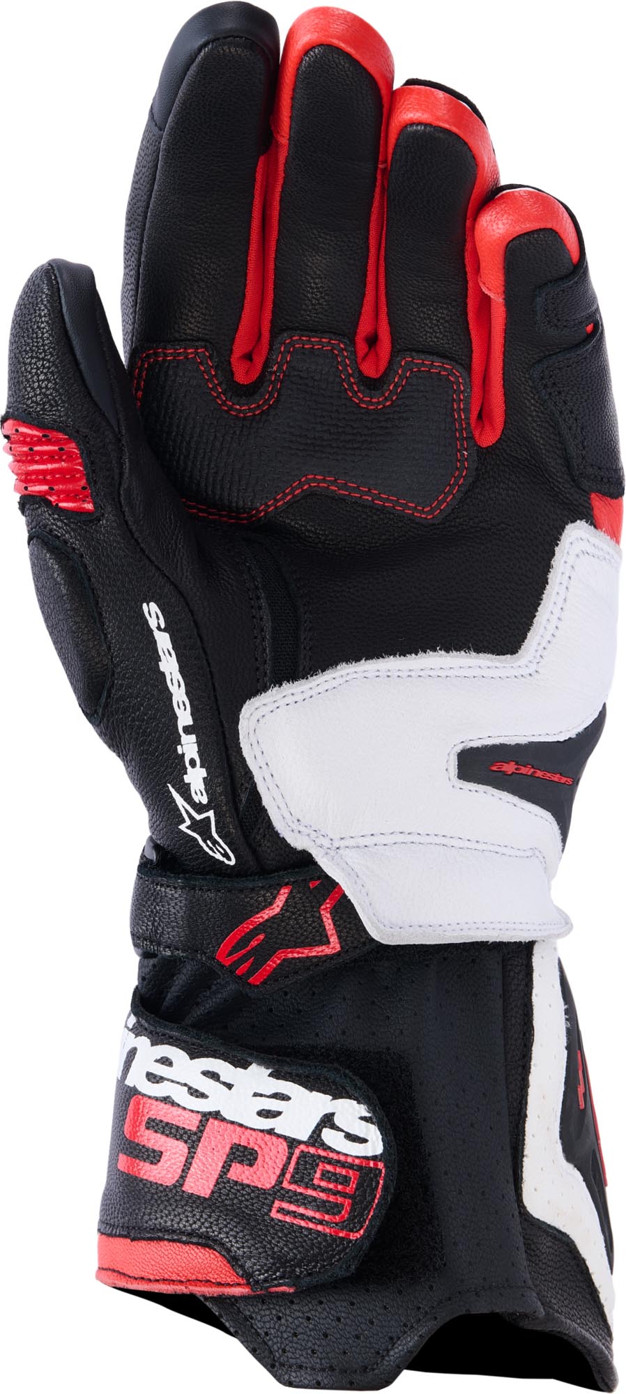 Alpinestars SP-9 Mănuși de motocicletă Negru/Alb/Roșu M Figura 2