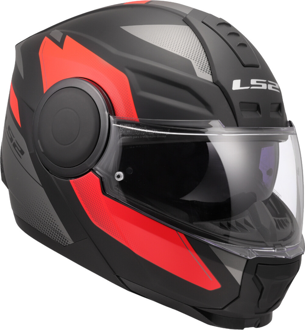 LS2 FF902 Scope II Duria Casco nero opaco/rosso L (59/60) Figura 7