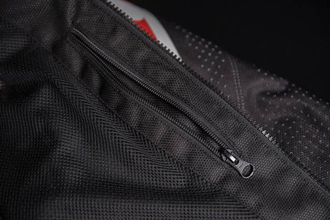 Icon Hooligan Ultrabolt Motorcycle Textile Jacket black/grey/red L Figure 13