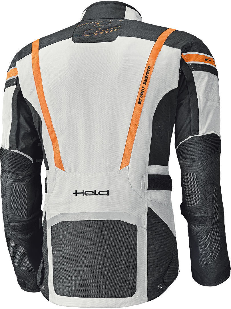 Held Hakuna II Veste textile de moto imperméable Gris/Orange L Figure 4