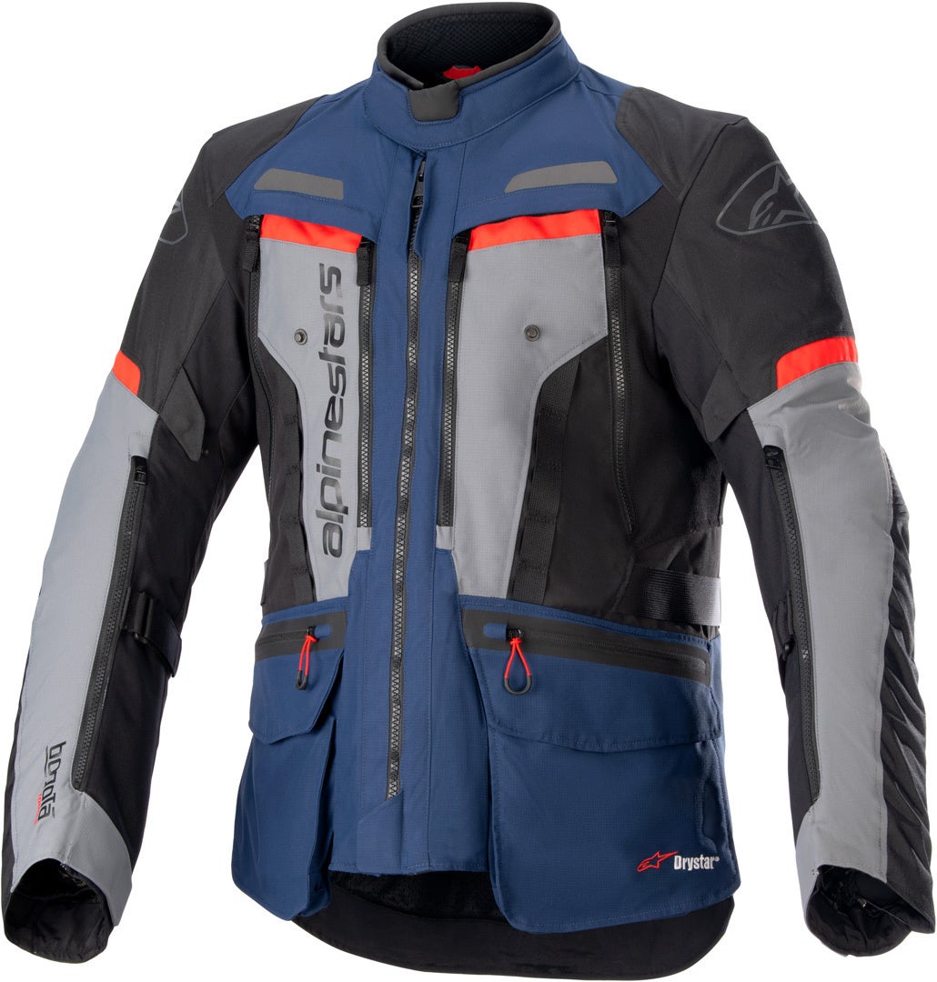 Alpinestars Bogota Pro Drystar® waterproof Motorcycle Textile Jacket blue M Figure 1
