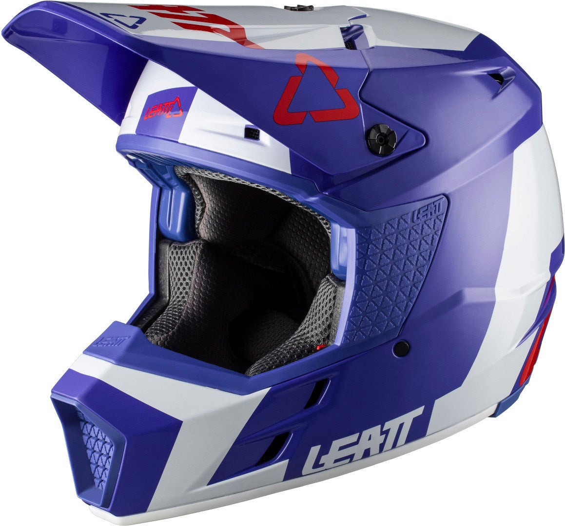 Leatt GPX 3.5 V20.2 Casco Motocross blu/bianco S (55/56) Figura 1
