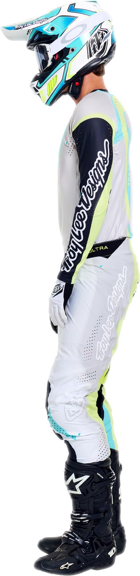 Troy Lee Designs SE Ultra Vision Pantaloni da motocross bianco/grigio 36 Figura 14