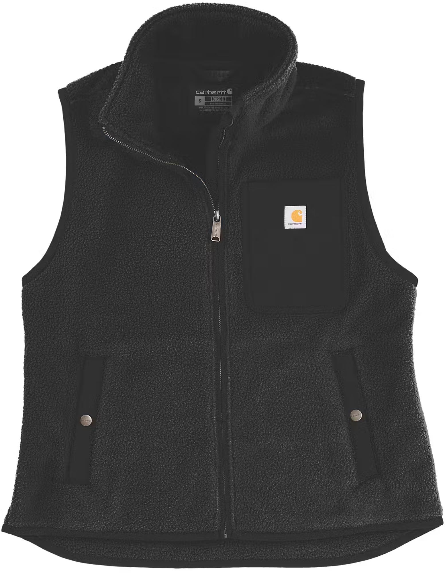 Carhartt Sherpa Damer Fleece Vest Sort S Figur 1