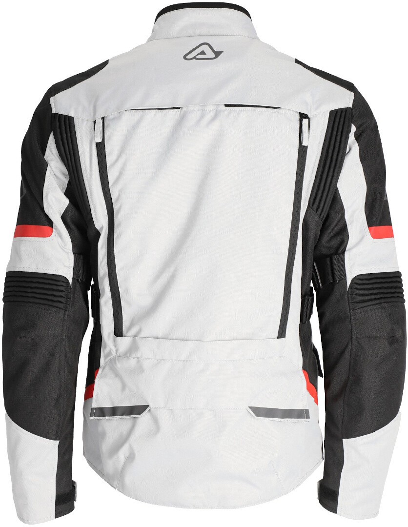 Acerbis X-Rover waterproof Motorcycle Textile Jacket grey/black/red M Figure 3