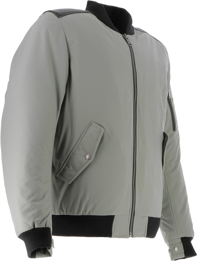Helstons Howard Motorcycle Textile Jacket silver/black M Figure 3